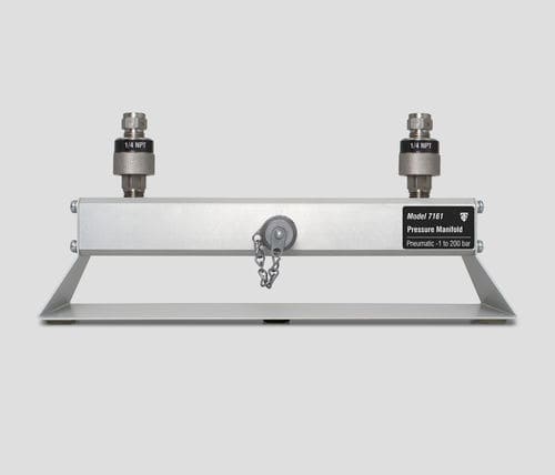 Manifold a 2 vie - 7161 - Time Electronics - in alluminio / pneumatico / di calibrazione