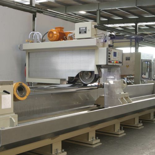 Rettificatrice piana - ZSP 377 - LOESER GmbH - per tubi / controllata da PLC