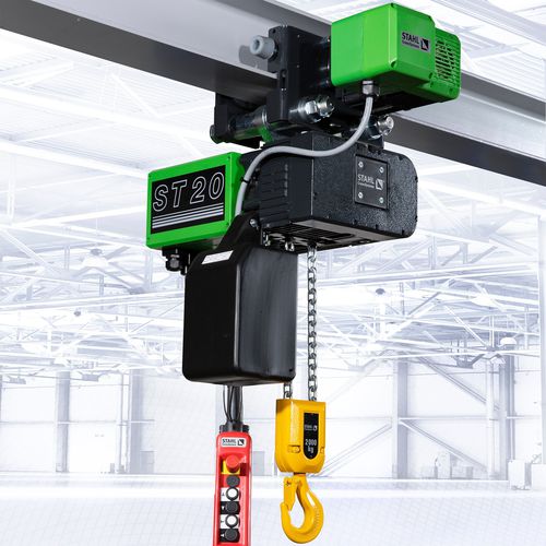 Paranco a catena elettrico - ST series - STAHL CraneSystems GmbH - compatto / antideflagrante / ad ingombro ridottissimo