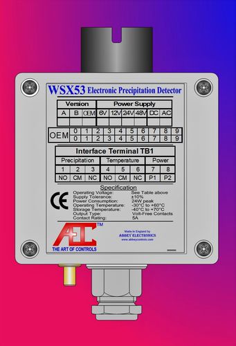Precipitazioni sensore - WSX53G12  - Abbey Electronic Controls