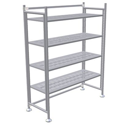 Scaffalatura con ripiani - SU series - Palbam Class - regolabile / in acciaio inossidabile