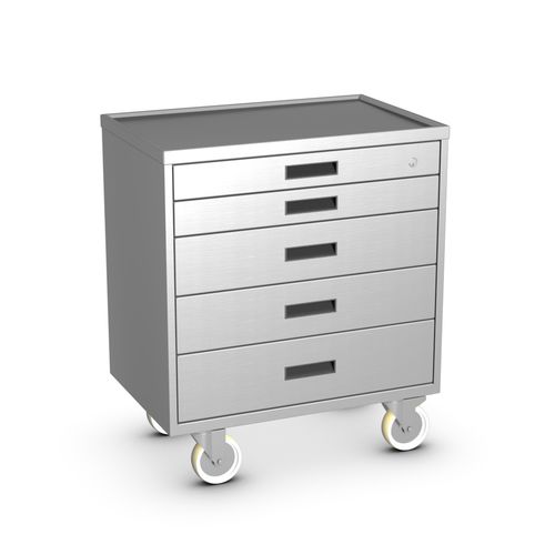 Carrello di stoccaggio - CT07 series - Palbam Class - in acciaio inossidabile / a cassetti / portautensili