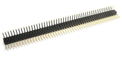 Header maschio - 1.27 - 2.54 mm | CRIMPFLEX® - Nicomatic - a corona singola / con contatti in oro / 1.27 mm (0.050")