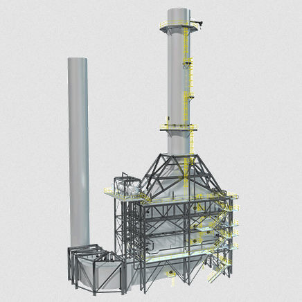 Generatore di vapore a gas - GE Gas Turbines - verticale / a recupero di calore