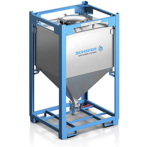 Contenitore IBC in acciaio inossidabile - BSIF series - SCHÄFER Container Systems - di prodotto chimico / per alimenti / per prodotti sfusi
