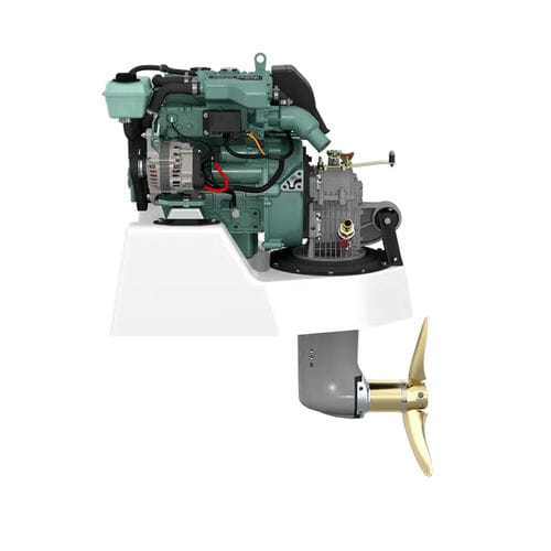 Motore diesel - D1 series - Volvo Penta - a 2 cilindri / cilindro / in linea