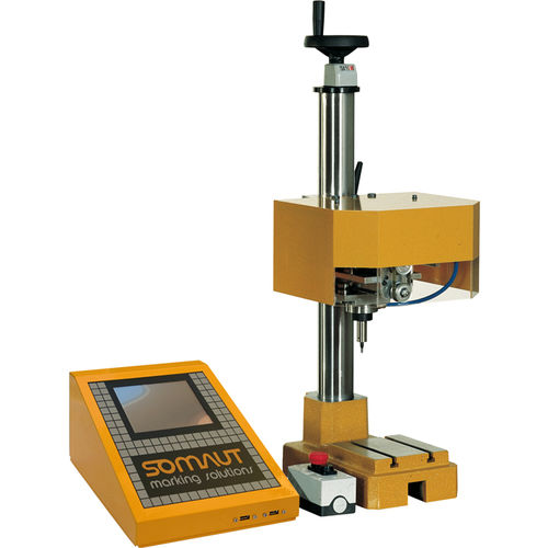 Macchina di marcatura a micropercussione - S33 - SOMAUT S.r.l. - per metallo / da banco / per pezzi cilindrici