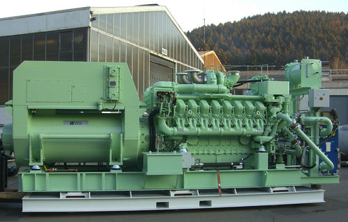 Gruppo elettrogeno diesel - Lindenberg-Anlagen GmbH - trifase / stazionario / con raffreddamento ad aria