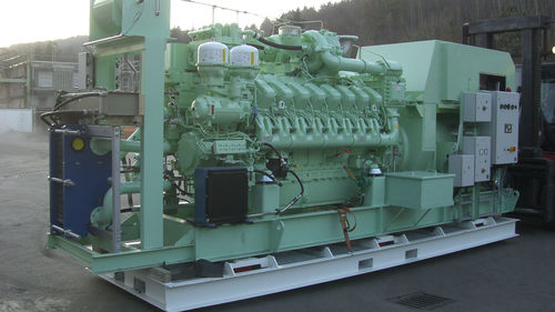 Gruppo elettrogeno diesel - Lindenberg-Anlagen GmbH - trifase / stazionario / con raffreddamento ad aria