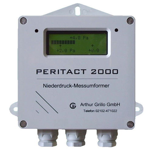 Trasmettitore di pressione differenziale - PERITACT 2000-K - Arthur Grillo GmbH - a membrana / 4-20 mA / 0-10 V