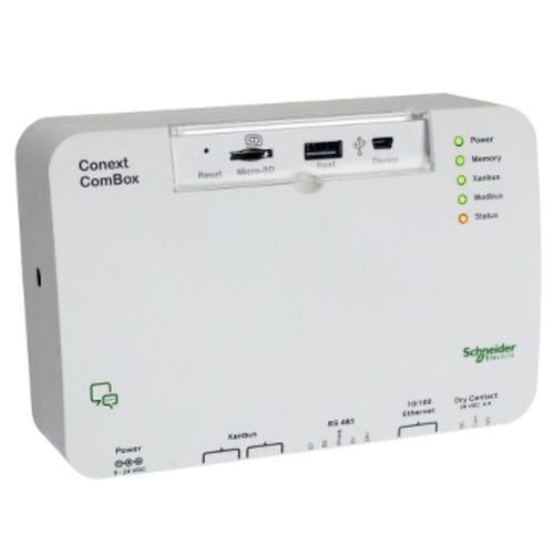 Apparecchio di monitoraggio condizioni e di diagnosi - Conext ComBox - Schneider Electric - solare / per batteria / da banco