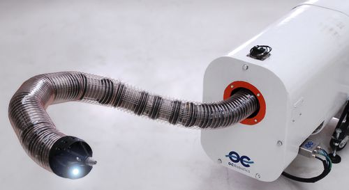 Robot di ispezione con illuminazione a LED - X125 II series - OC Robotics - su ruota / di pulizia ad alta pressione