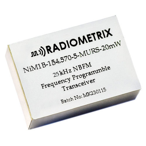 Modulo ricetrasmettitore VHF - NiM1B series - Radiometrix - di telemetria / di monitoraggio / di dati