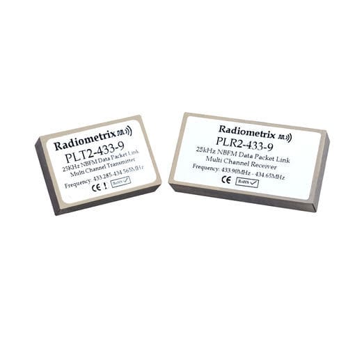 Trasmettitore radio wireless - PLT2 series - Radiometrix - RS232 / banda ISM / di radiocomunicazione