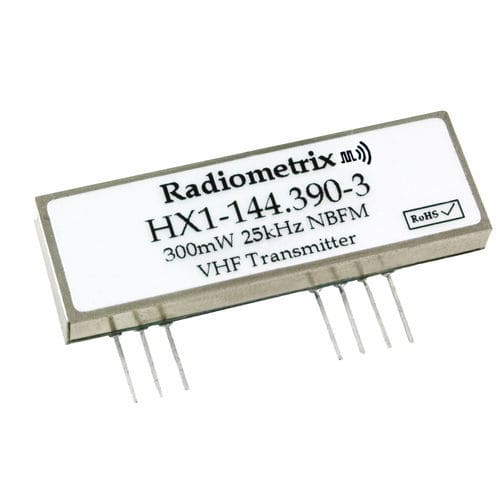 Trasmettitore radio VHF - HX1 - Radiometrix - RF / di dati / di sicurezza