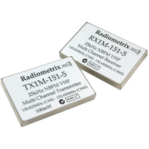Ricevitore radio - RX1M series - Radiometrix - digitale / di radiotelemisura / industriale