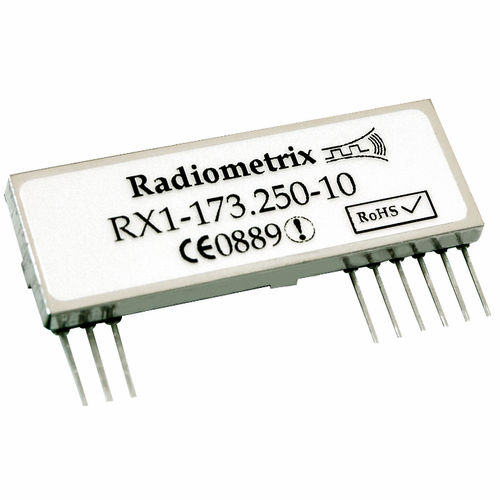 Ricevitore radio - RX1 series - Radiometrix - VHF / di telemetria / industriale
