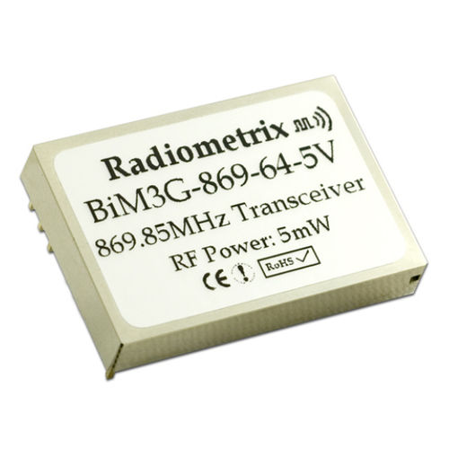 Modulo ricetrasmettitore UHF - BiM series - Radiometrix - 3G / di monitoraggio / di dati