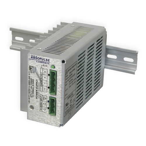 Alimentatore elettrico su guida DIN - MIW 100-U/12-F0PD-HF - ABSOPULSE Electronics Ltd. - AC/DC / filtrato / con raffreddamento a convezione