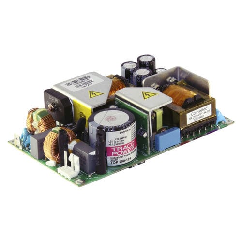 Alimentatore elettrico open frame - TOP 200 series  - Powersolve Electronics - AC/DC / ad uscita semplice / a commutazione