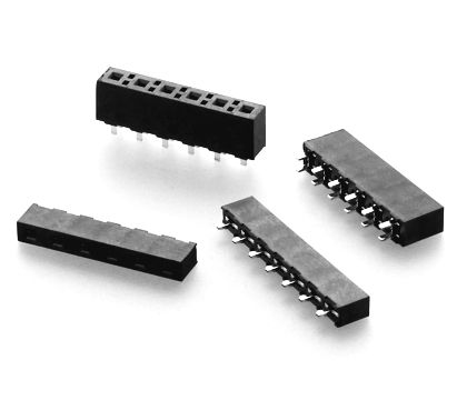 Header femmina - 7.9 A, 5.08 mm | 395 - 396 series  - W+P PRODUCTS - a corona singola / SMT / 5.08 mm (0.200")