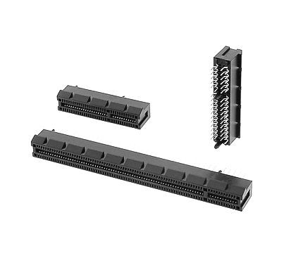 Connettore RF - 124 series   - W+P PRODUCTS - SMT / card edge PCI Express / rettangolare