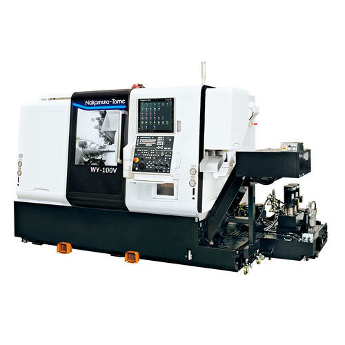 Centro di tornitura CNC - WY-100V - Nakamura-Tome Precision Industry - a due mandrini / a doppia torre / di alta precisione