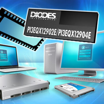 Condizionatore di segnale programmabile - PI3EQX12902E - Diodes Incorporated