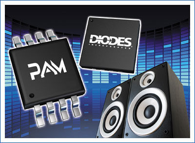 Amplificatore audio - PAM Series - Diodes Incorporated - classe D
