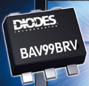 Diodo SMD - 350 mW, 75 V | BAV99BRV - Diodes Incorporated - di commutazione / a recupero veloce