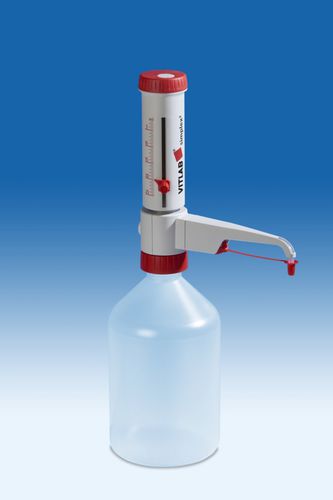 Distributore per liquidi - VITLAB® simplex² - VITLAB - manuale / per riempimento di bottiglie