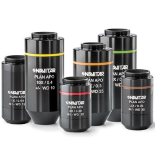 Obiettivo per microscopio ad alta risoluzione - Navitar HR series - Navitar - a fuoco fisso / di visione per macchina industriale / per misurazione di lunghe distanze