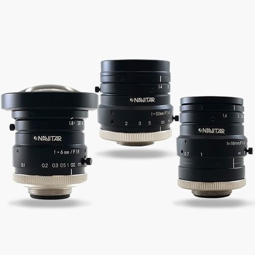Obiettivo per telecamera grandangolo - NMV-4WA - Navitar - di visione per macchina industriale / ad alta risoluzione / a risoluzione megapixel