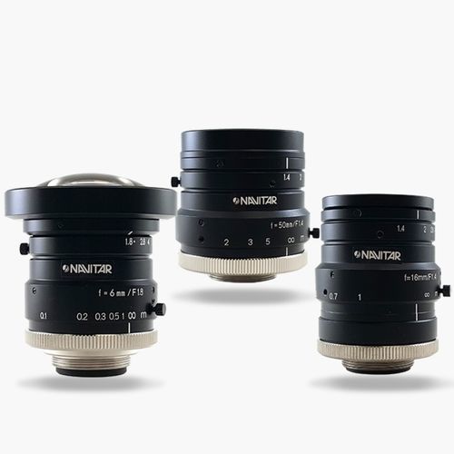 Obiettivo per telecamera zoom - NMV series - Navitar - grandangolo / di visione per macchina industriale / a risoluzione megapixel