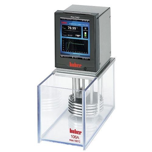 Bagno termostatico in acciaio inossidabile - CC-106A - Huber Kältemaschinenbau SE - trasparente / a circolazione / di riscaldamento