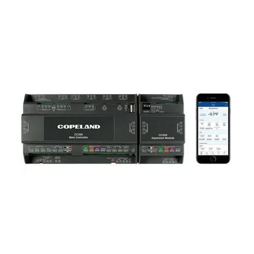 PAC integrato - CC200  - Emerson Commercial & Residential Solutions - ingressi / RS485 / modulare