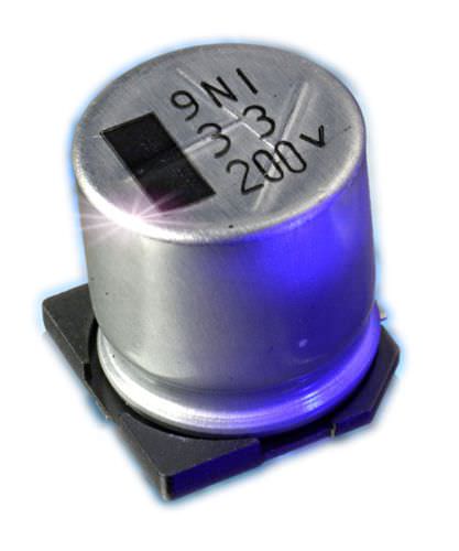 Condensatore elettrolitico - N Series - NIC Components - in alluminio / per circuito stampato