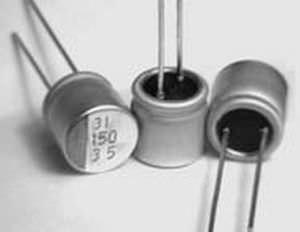 Condensatore elettrolitico - NSPR Series - NIC Components - in alluminio / radiale