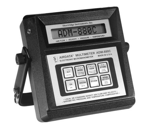 Registratore di dati di portata - ADM-880C - Shortridge Instruments, Inc - di pressione / di temperatura / con interfaccia PC