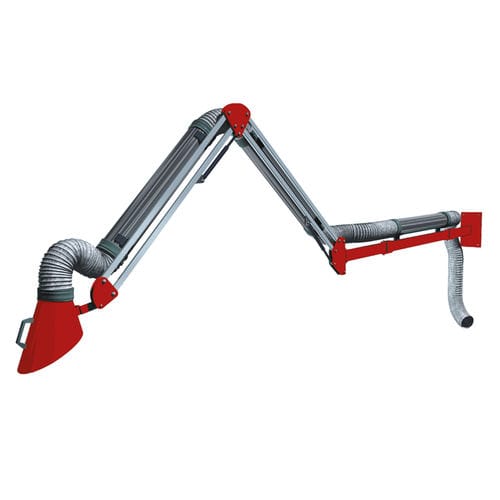 Braccio aspirante fisso - Keller Lufttechnik GmbH + Co. KG - flessibile / per polveri / di fumo