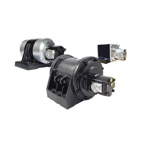 Vibratore idraulico - NHG L series - Netter Vibration - esterno / rotativo / per tramoggia