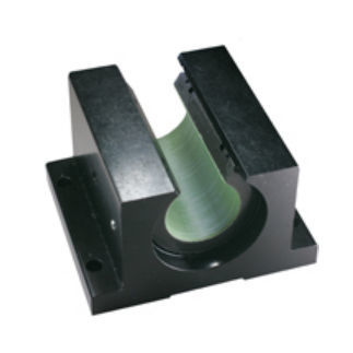 Supporto di albero aperto - LXPB series - LM76 Linear Motion Bearings - con piastre / con cuscinetto a sfere / autolubrificante