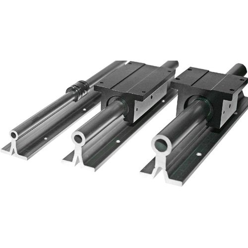 Albero in alluminio - LMSC series - LM76 Linear Motion Bearings - di precisione / cavo / supportati