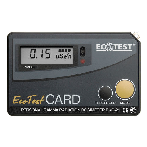 Dosimetro di raggi gamma - DKG-21 EcotestCARD - Sparing-Vist Center - personale