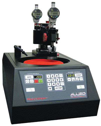 Macchina smerigliatrice-lucidatrice per preparazione di provini - 5 - 350 rpm | MultiPrep™ - Allied High Tech Products