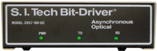Modem di dati - 2857 series - S.I. Tech, Inc. - a fibra ottica / in linea / rack 19"