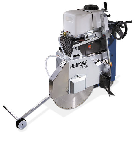Sega da pavimento - FS 20 D (-VE) - LISSMAC Maschinenbau GmbH - per asfalto / compatta / con motore a combustione