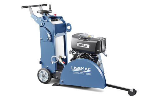 Sega da pavimento - COMPACTCUT 202 D - LISSMAC Maschinenbau GmbH - verticale / per calcestruzzo / per asfalto