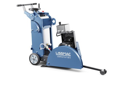 Sega da pavimento - COMPACTUCUT 202 E  - LISSMAC Maschinenbau GmbH - verticale / per calcestruzzo / per asfalto