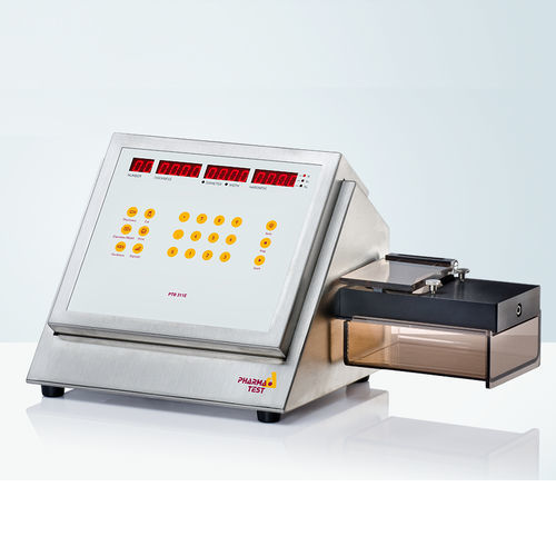 Impianto per prove di durezza - PTB 311E - Pharma Test Apparatebau AG - di spessore / manuale / per compresse